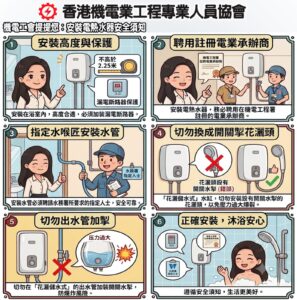 📢機電工會提提您：安裝電熱水器🛀🏻要注意事項